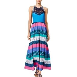 🎉HP🎉NWT Tommy Hilfiger Halter Maxi Dress